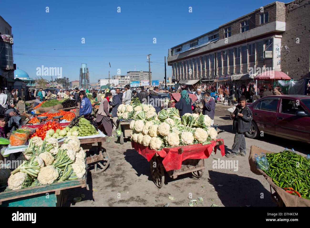 Mercato di Kabul, Afghanistan Foto Stock