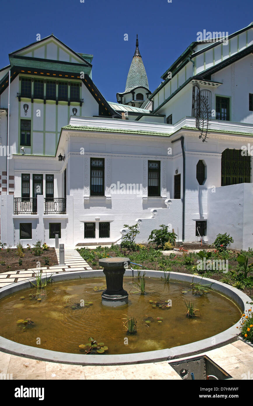 Cile Valparaiso Palazio Baburizza Cerro Alegre Museo de Bellas Artes Foto Stock