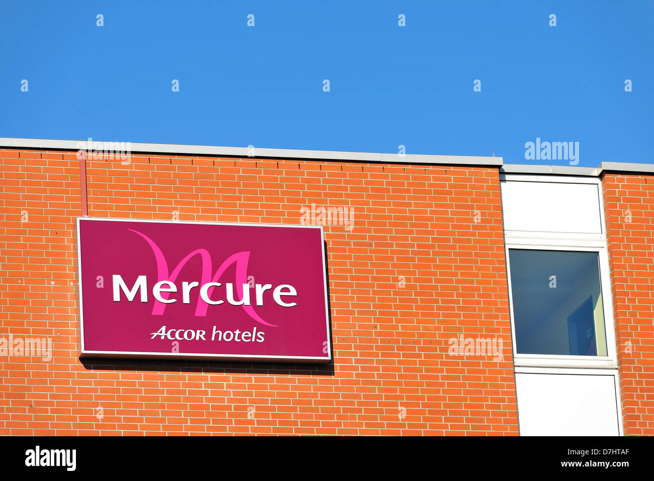 Imprese, società segni, nomi, logo, Mercure Foto Stock