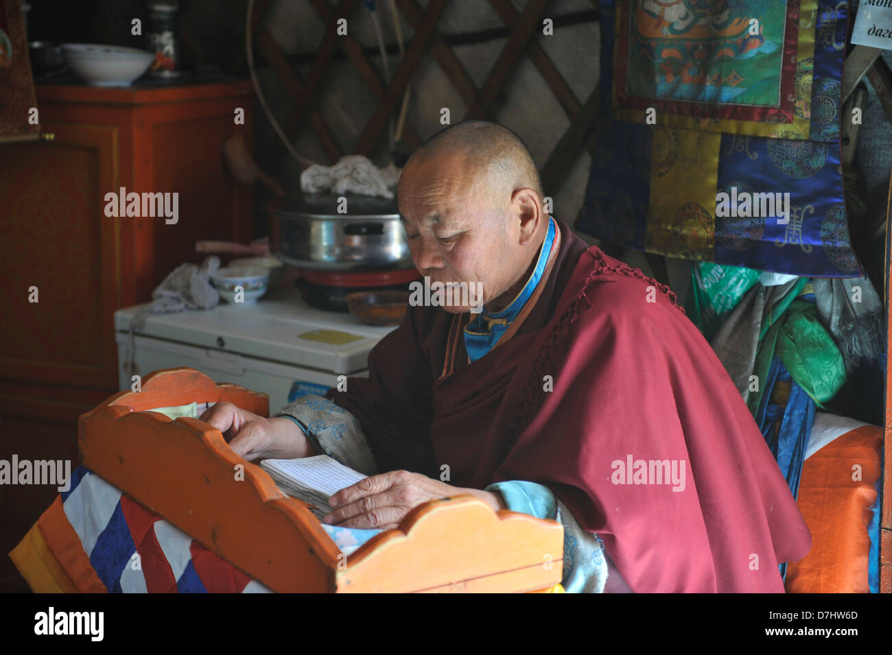 All'interno di Monaco il Erdene Zuu monastero Foto Stock