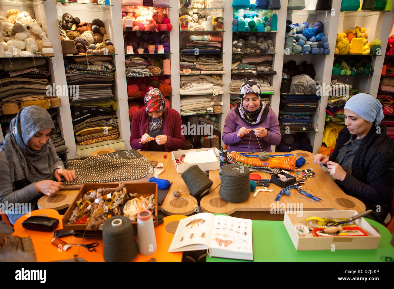 Intermezzo è un workshop per le donne immigrate in Olanda Foto Stock