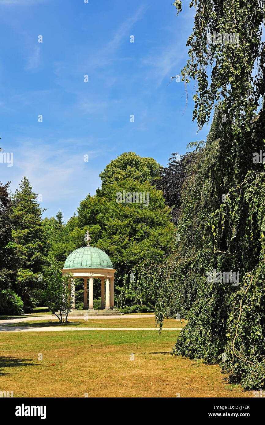 Del resto anche il tempio di Tempio di fragola nel parco di Bad Pyrmont Foto Stock