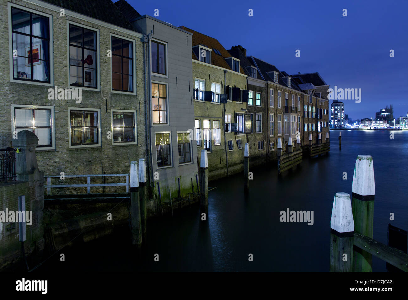 Il centro della città vecchia di Dordrecht, Paesi Bassi Foto Stock