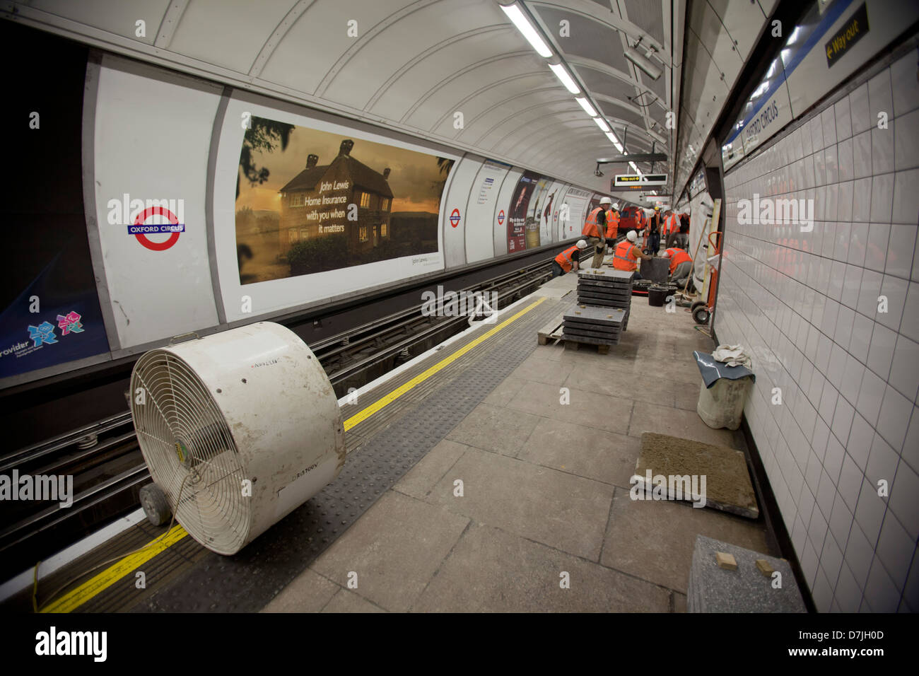 La metropolitana di Londra Foto Stock