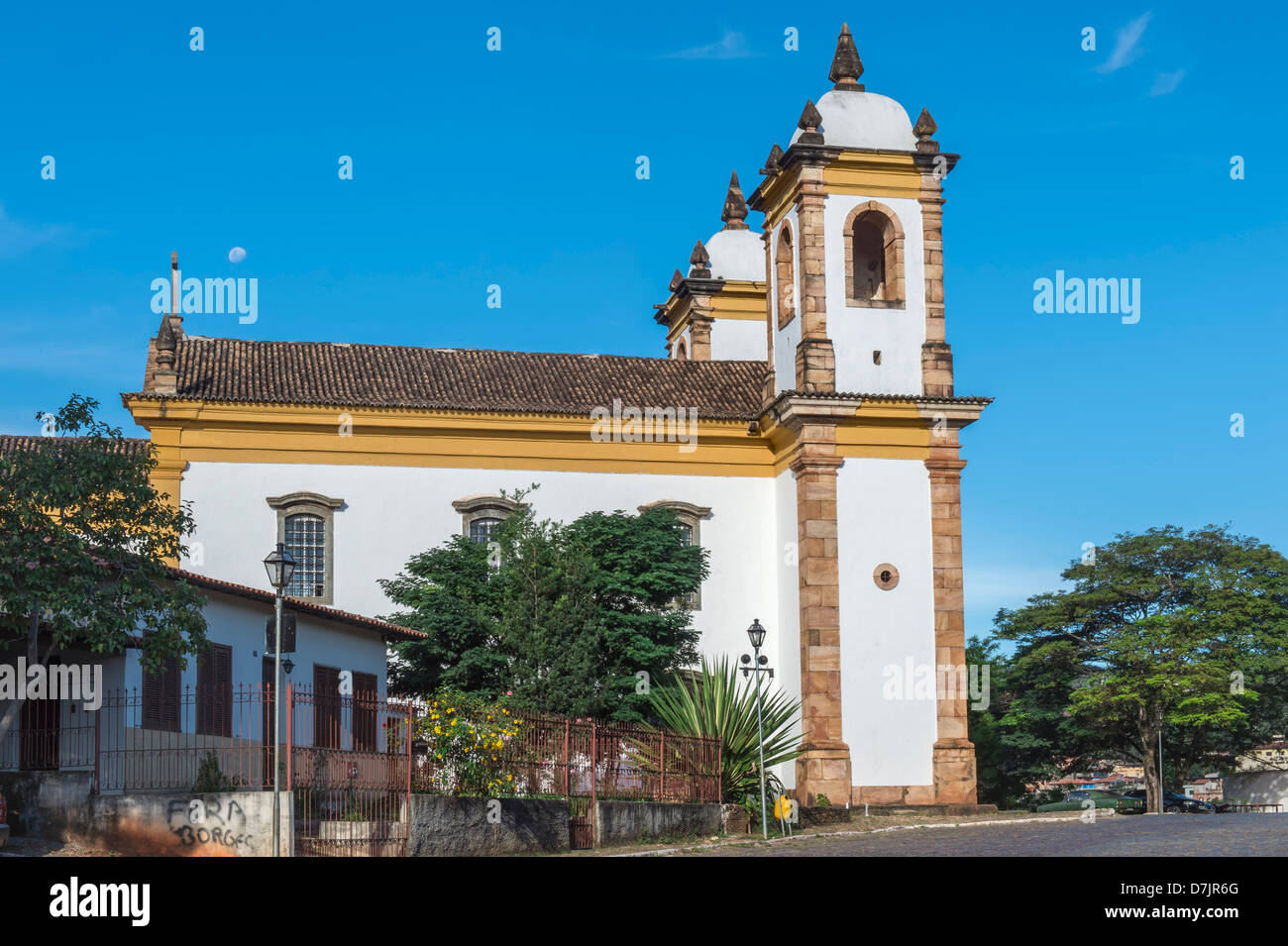 Nossa Senhora do Carmo Chiesa, Sabara, Belo Horizonte, Minas Gerais, Brasile Foto Stock