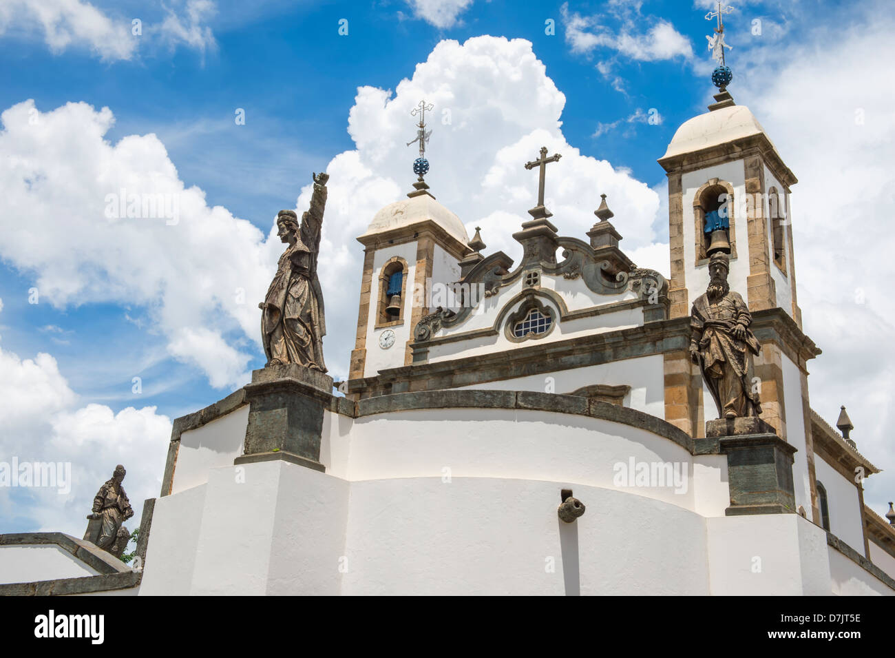 Santuario de Bom Jesus de Matosinhos, Aleijandinho capolavoro, Congonhas do Campo, Brasile Foto Stock