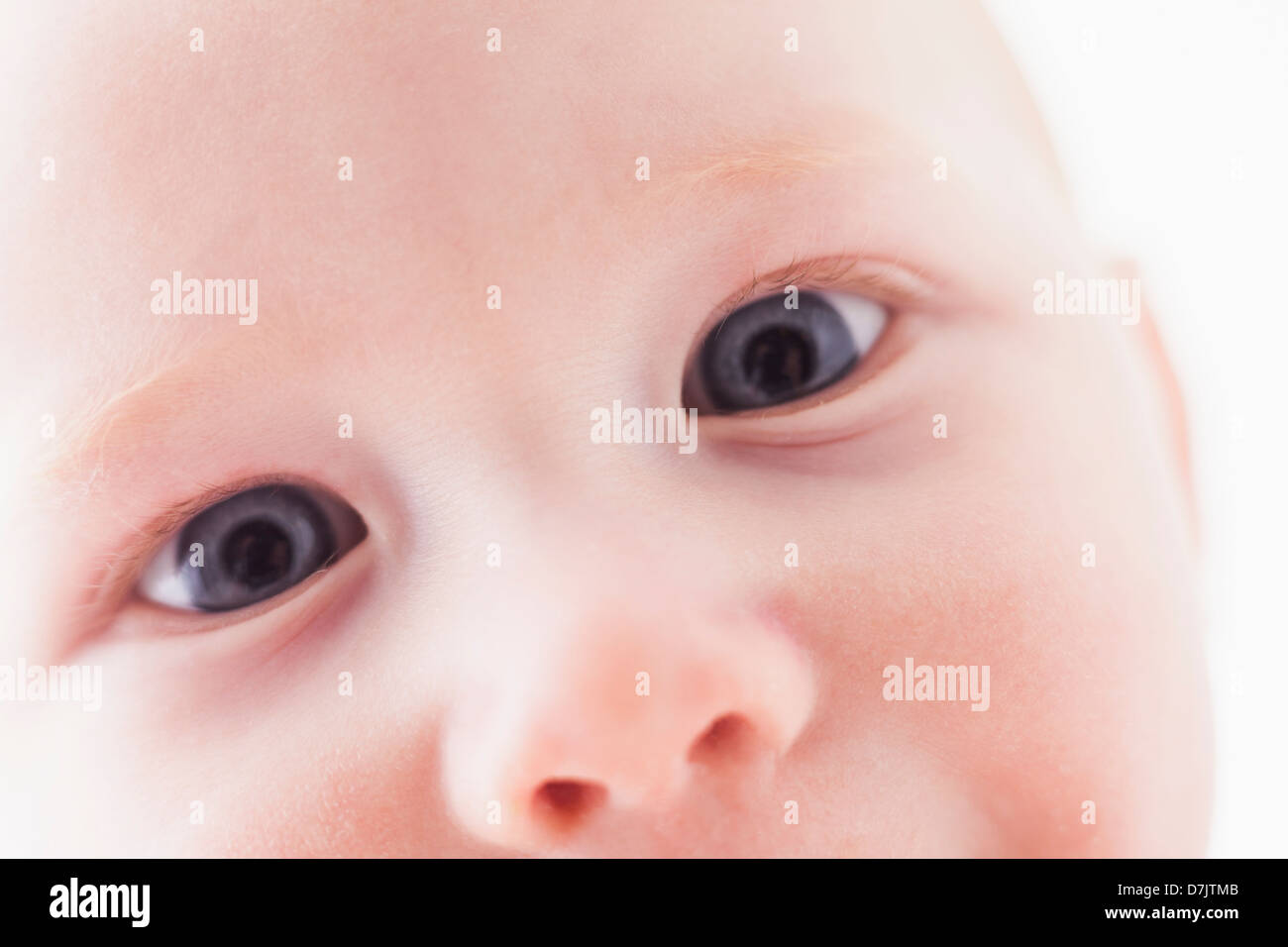 Close up del bambino faccia (18-23 mesi) Foto Stock