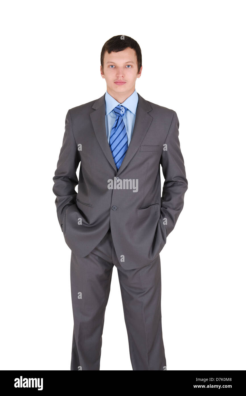 Ritratto di bel giovane imprenditore indossare abbigliamento casual Foto Stock