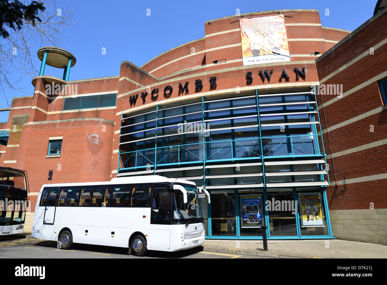 Wycombe Swan Theatre, St Mary Street, High Wycombe, Buckinghamshire, Inghilterra, Regno Unito Foto Stock