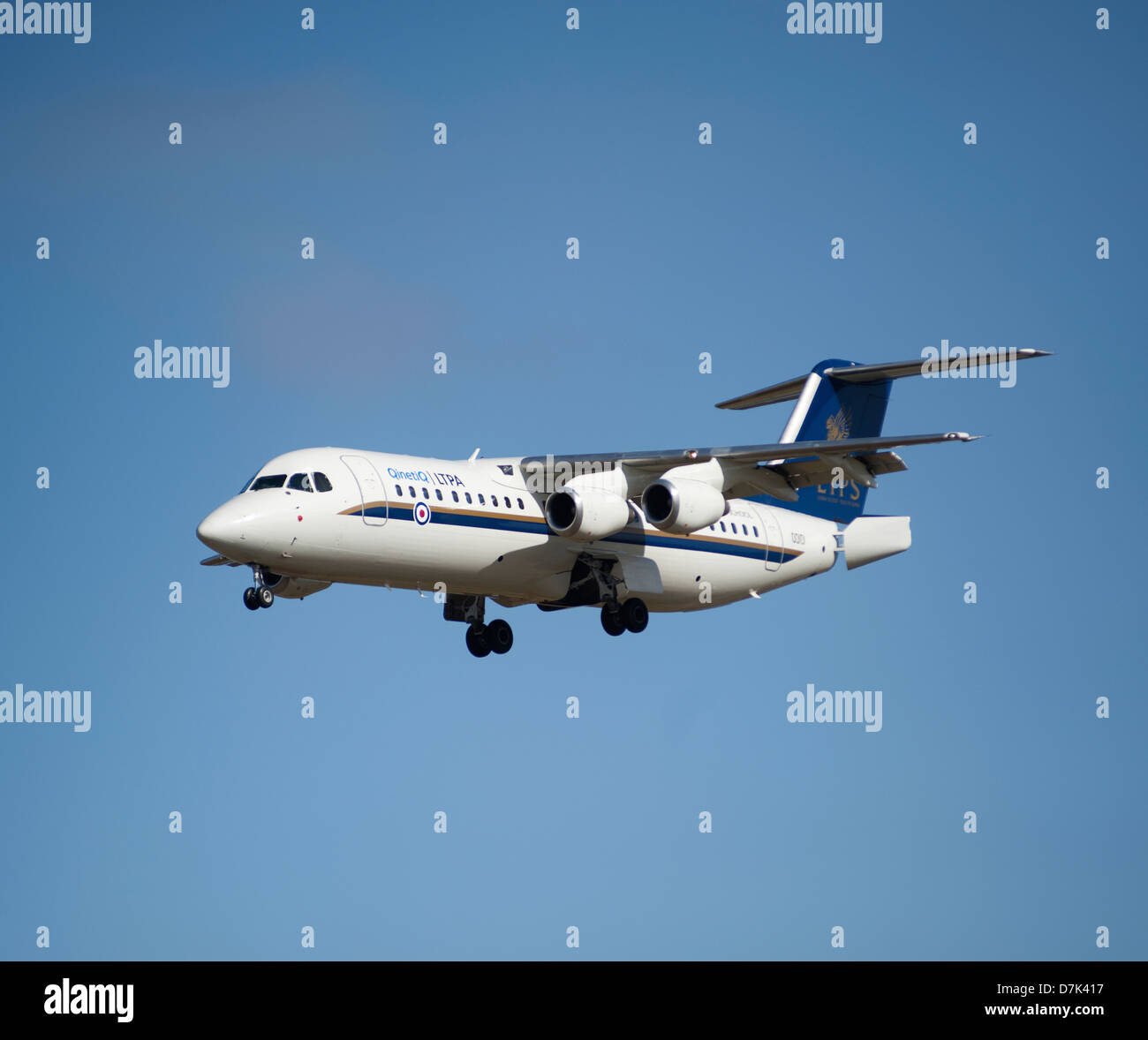 QinetiQ British Aerospace Avro 146-RJ100 PTE. Foto Stock