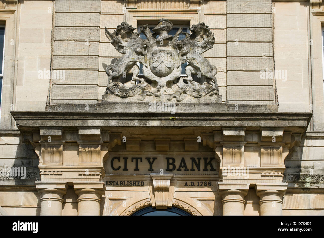 Ex City Bank datata 1786 a Exeter Devon England Regno Unito Foto Stock