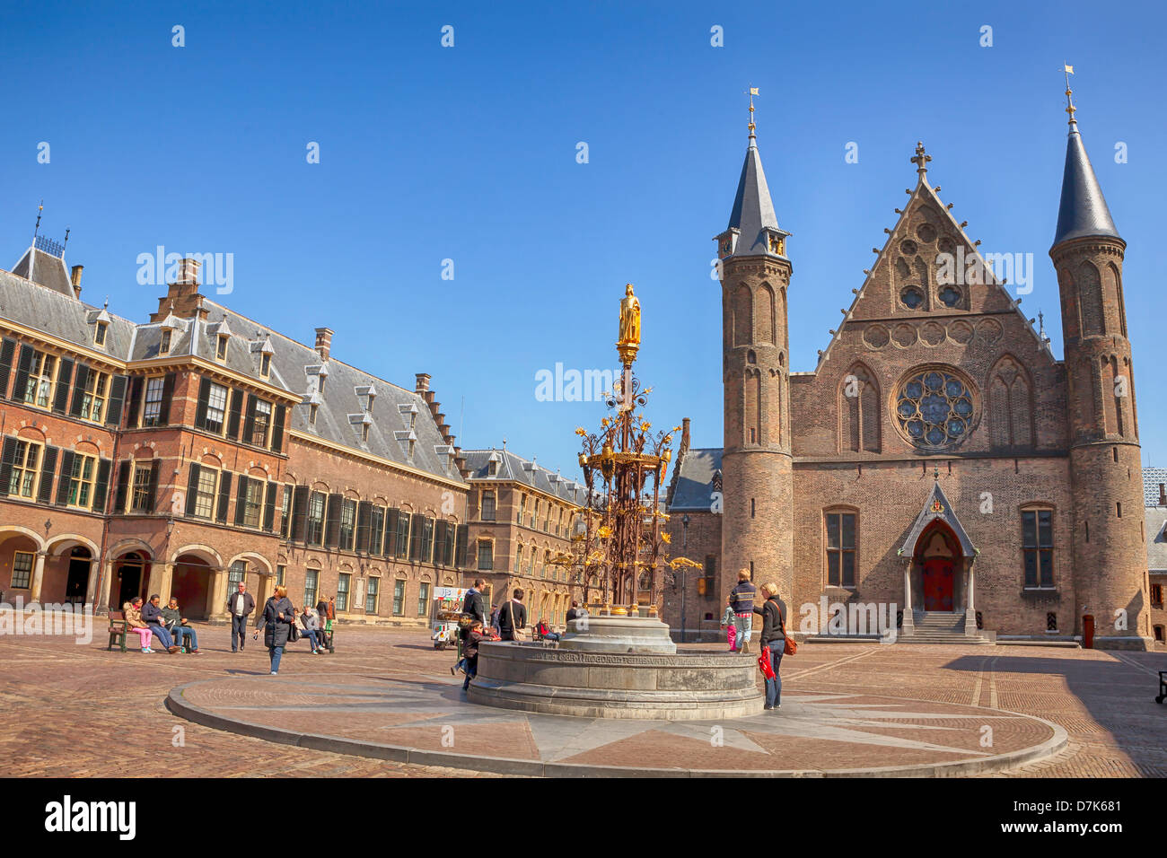 Binnenhof, l'Aia, Olanda meridionale, Paesi Bassi Foto Stock