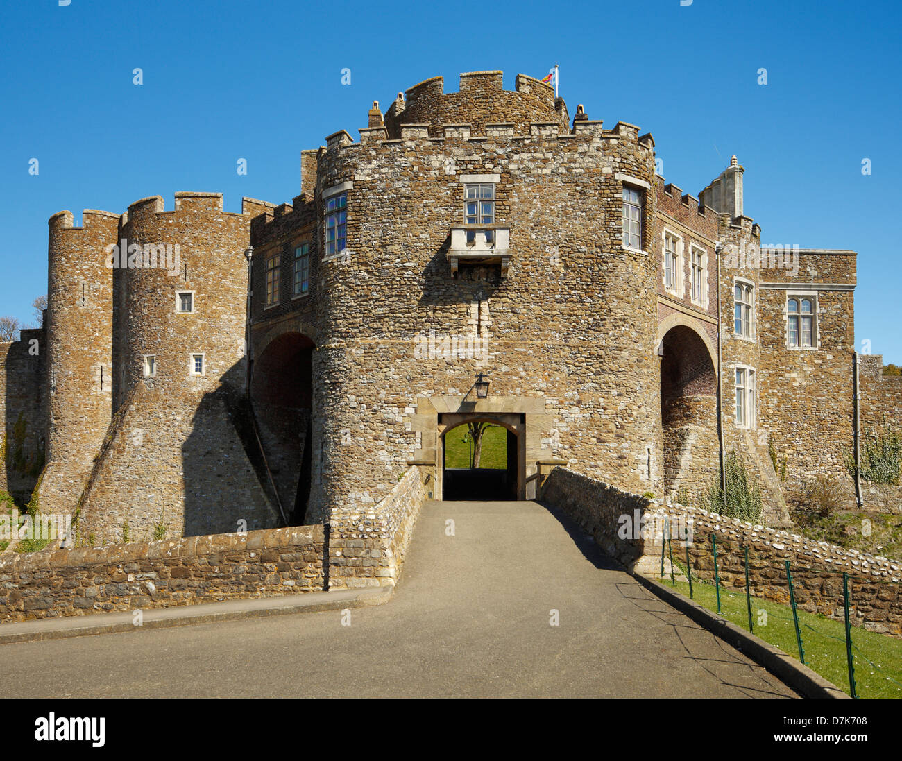 Castello di dover. Foto Stock