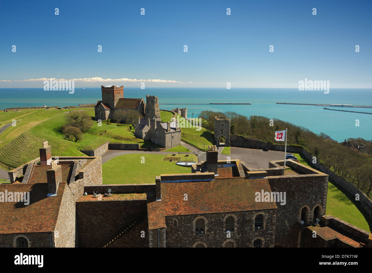 Castello di dover. Foto Stock