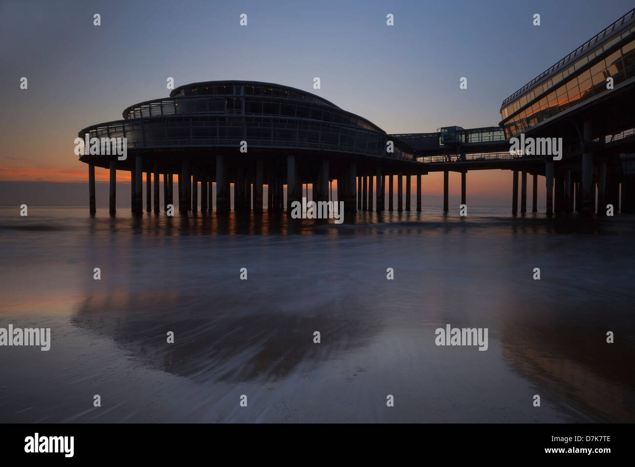 Pier, Scheveningen, South Holland, Paesi Bassi Foto Stock