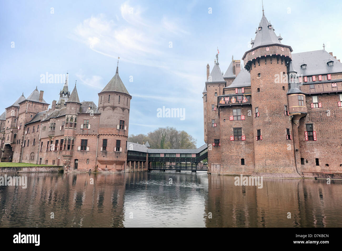 Il Kasteel De Haar, Haarzuilens, Utrecht, Paesi Bassi Foto Stock