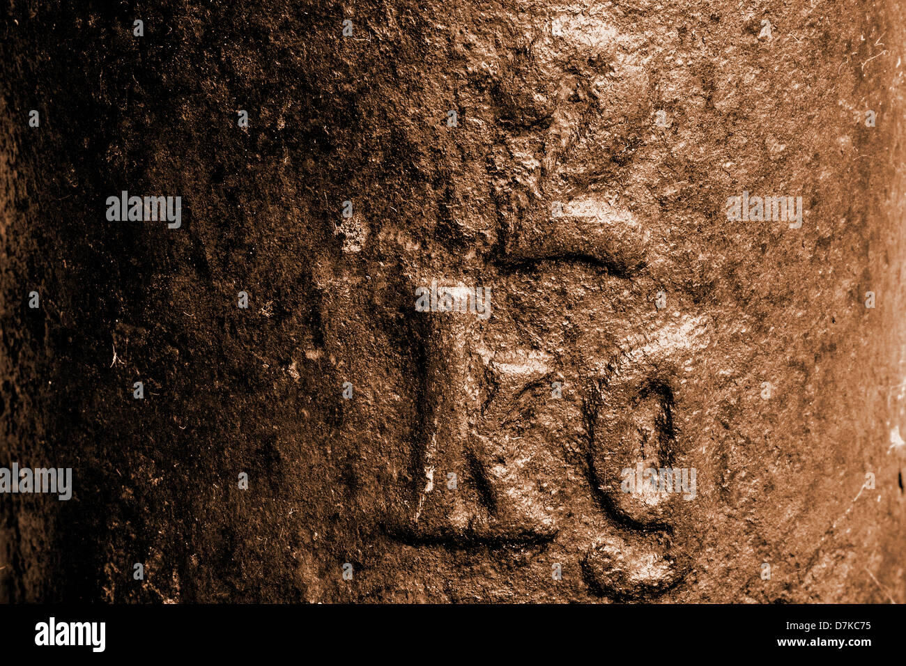 Close up di peso 2 kg Foto Stock
