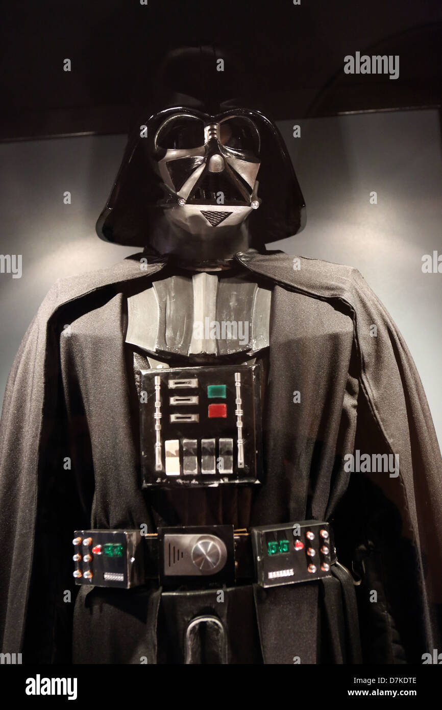 Potsdam, Germania, Darth Vader carattere del film Park Babelsberg Foto Stock