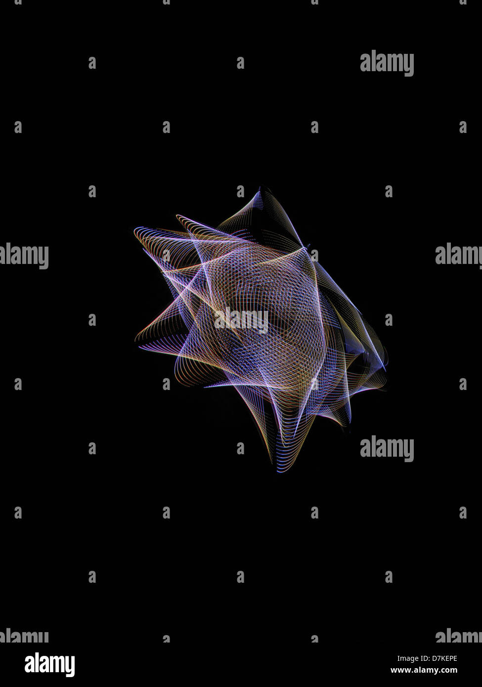 Luci in movimento Foto Stock