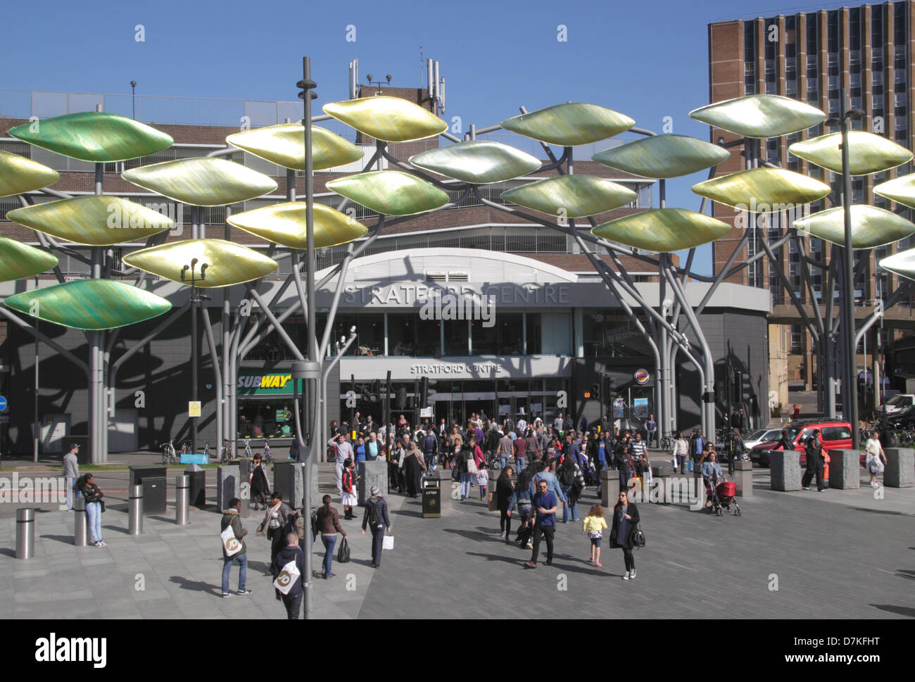 Centro Stratford shopping mall London Foto Stock