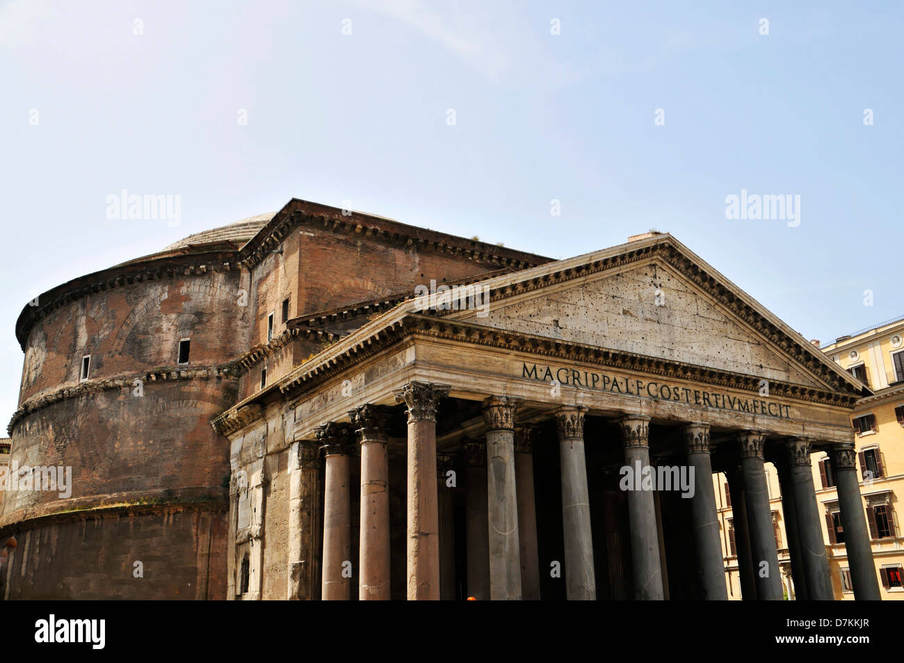 Il Pantheon a Roma Italia Foto Stock