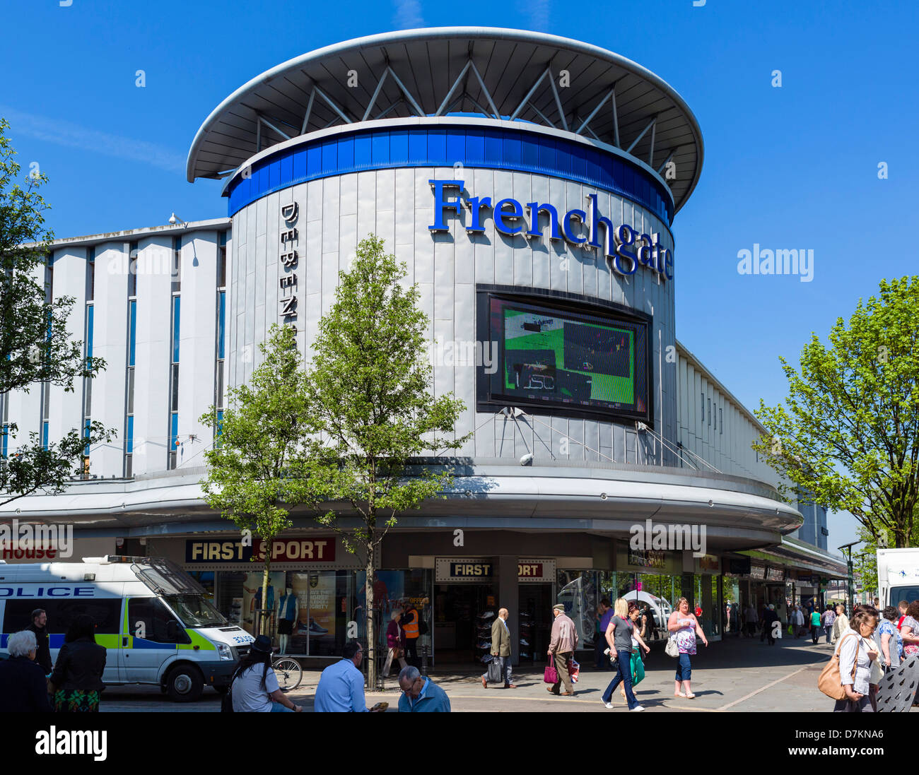 Frenchgate centro shopping nel centro città, Doncaster, South Yorkshire, Inghilterra, Regno Unito Foto Stock