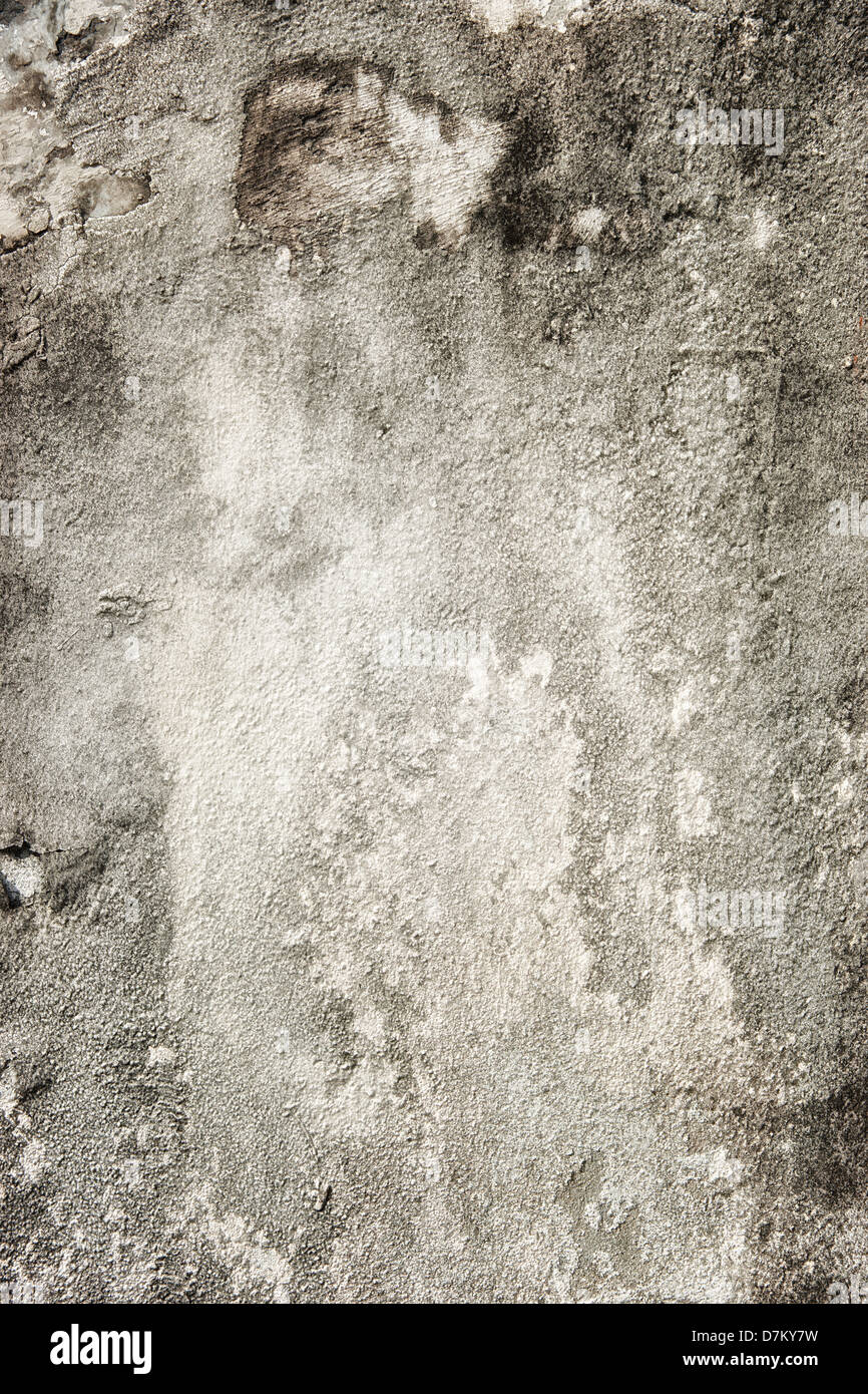 Il vecchio muro di cemento grunge texture di sfondo Foto Stock