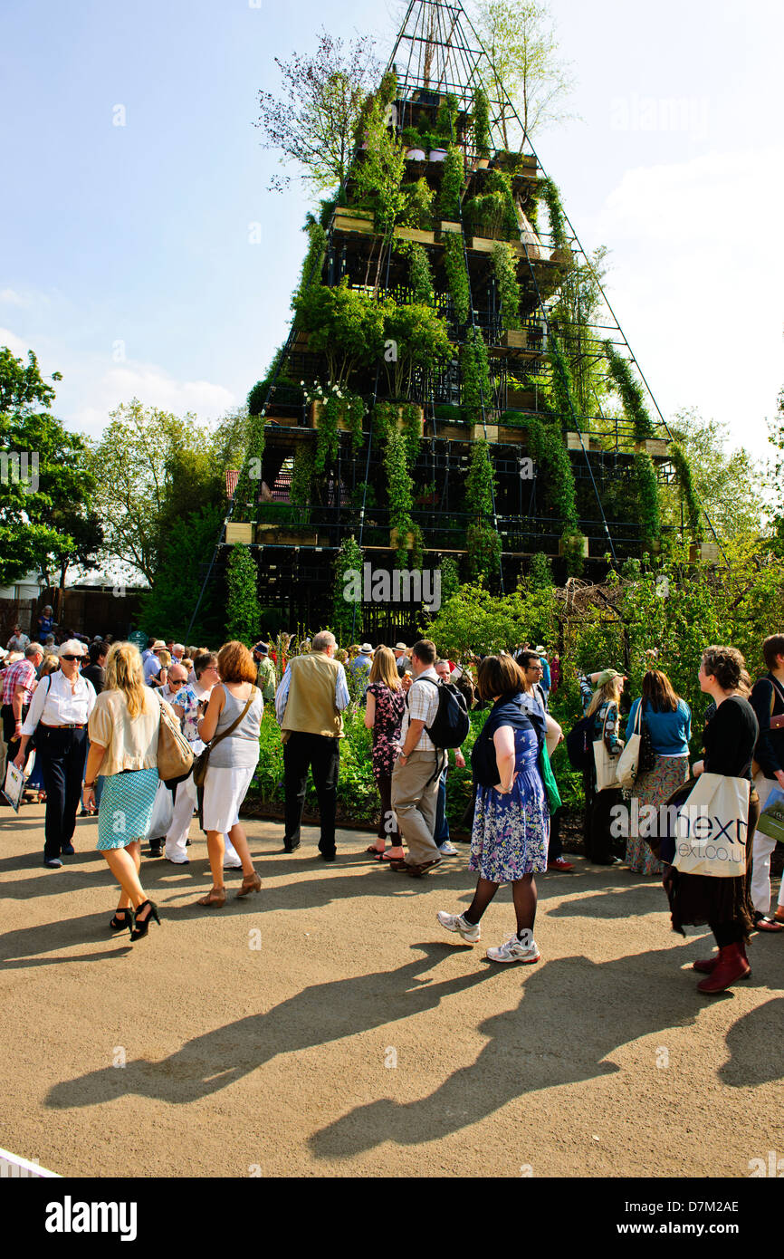 Il Westland giardino magico Designer Diamuid Gavin,RHS Chelsea Flower Garden mostra 2012,colorata,Cinque giorni dell'evento,Chelsea,UK Foto Stock