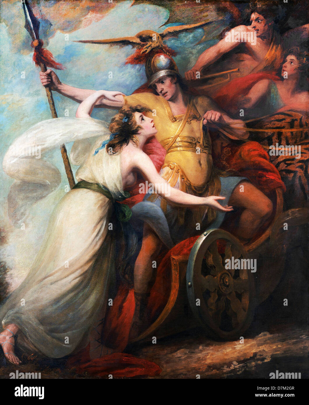 William Artaud, "il trionfo della Misericordia", da Collins" "Ode alla misericordia" 1788-1790 Olio su tela. Foto Stock
