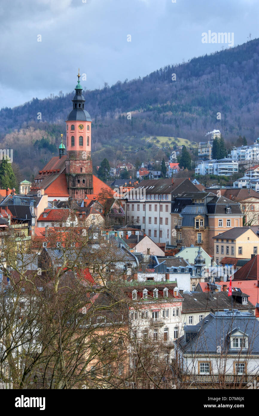 Stiftskirche di Baden Baden, Germania Foto Stock