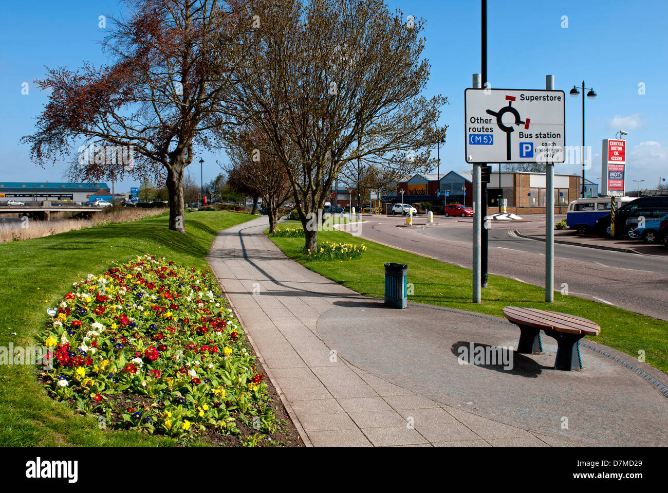 East Quay, Bridgwater, Somerset, Inghilterra, Regno Unito Foto Stock
