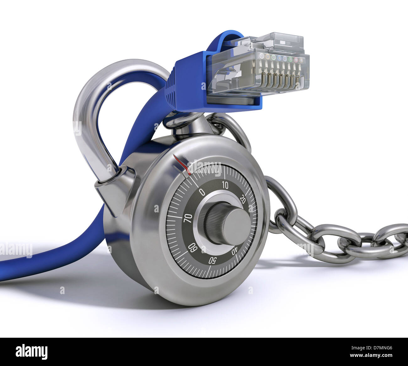 La sicurezza della rete, opere d'arte concettuale Foto Stock