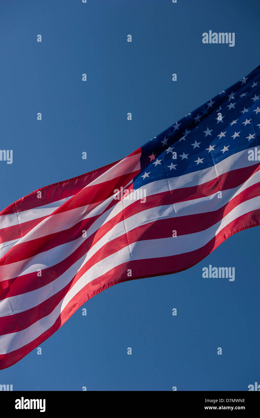 Bandiera americana Foto Stock