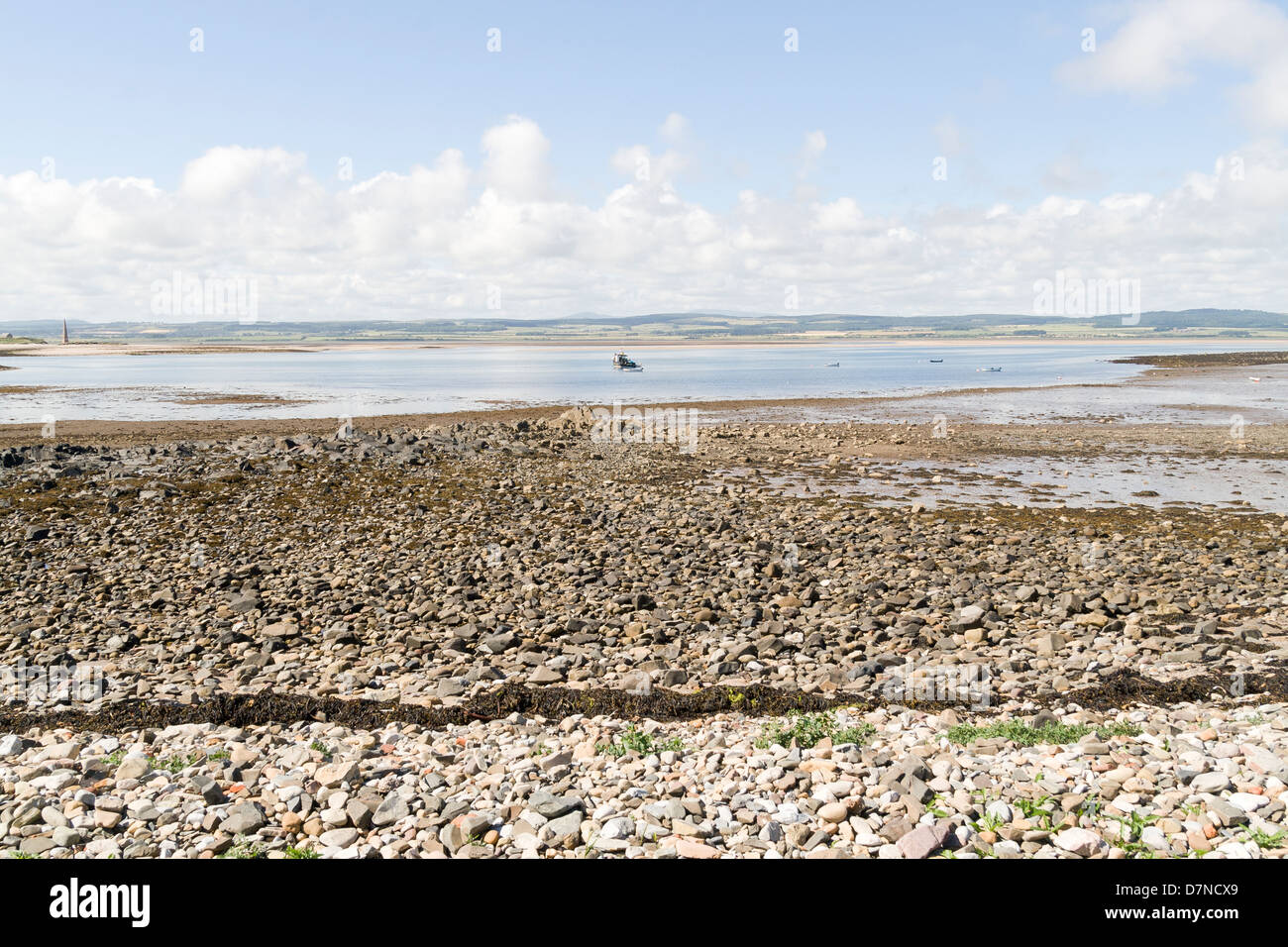 Lindisfarne - Isola Santa, Northumberland, Inghilterra Foto Stock