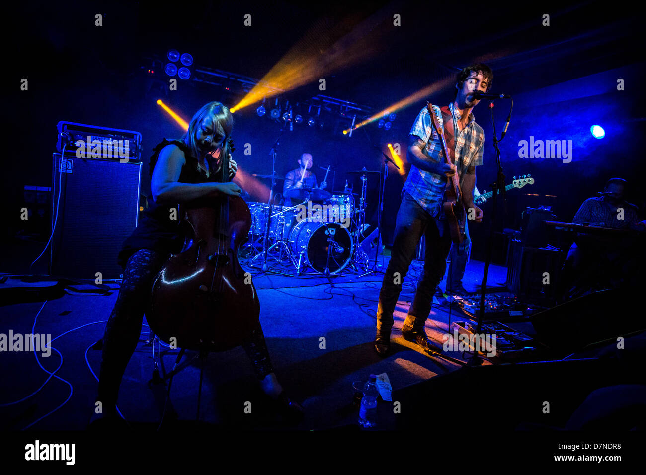 Mezzago Milano Italia. 09a maggio 2013. Da Bloomington Indiana la indie rock band omicidio dalla morte suona presso il club della musica Bloom. Credit:Rodolfo Sassano /Alamy Live News Foto Stock