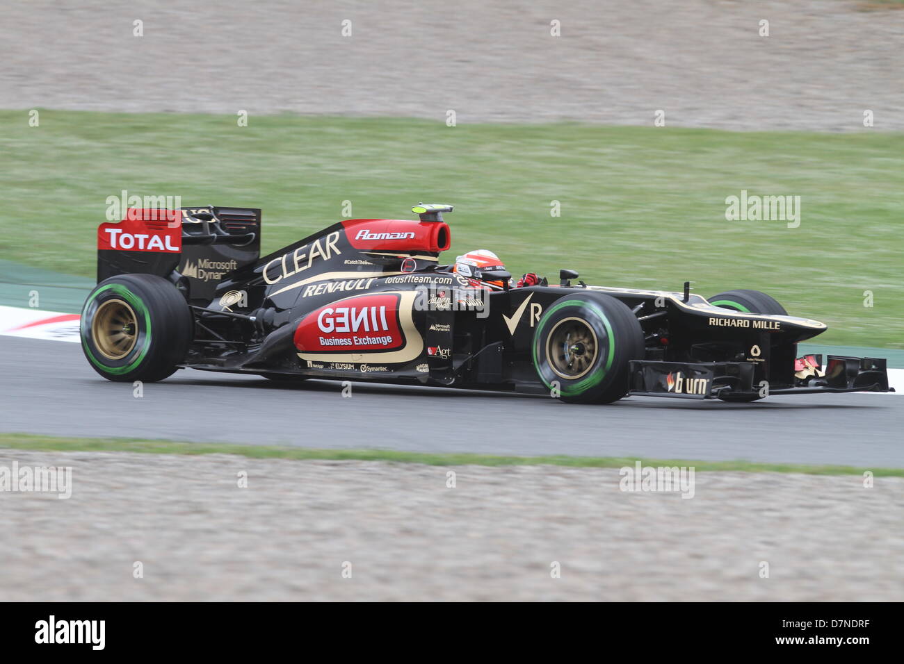 Barcellona, Spagna. Il 10 maggio 2013. Formula 1 Gran Premio di Spagna. Immagine mostra Romain Grosjean (FRA) guida di Lotus F1 E21 sul Circuito de Catalunya. Credit: Azione Plus immagini di sport/Alamy Live News Foto Stock