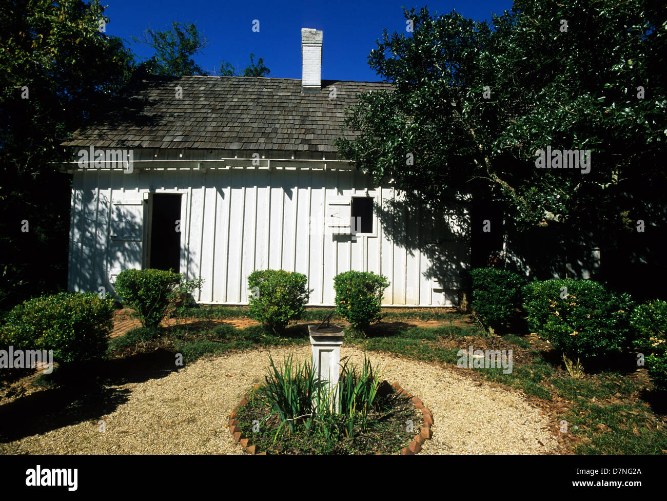 Elk283-3116 Louisiana, St Francisville, Audubon sito storico dello Stato, Oakley Plantation House, 1806, cucina Foto Stock