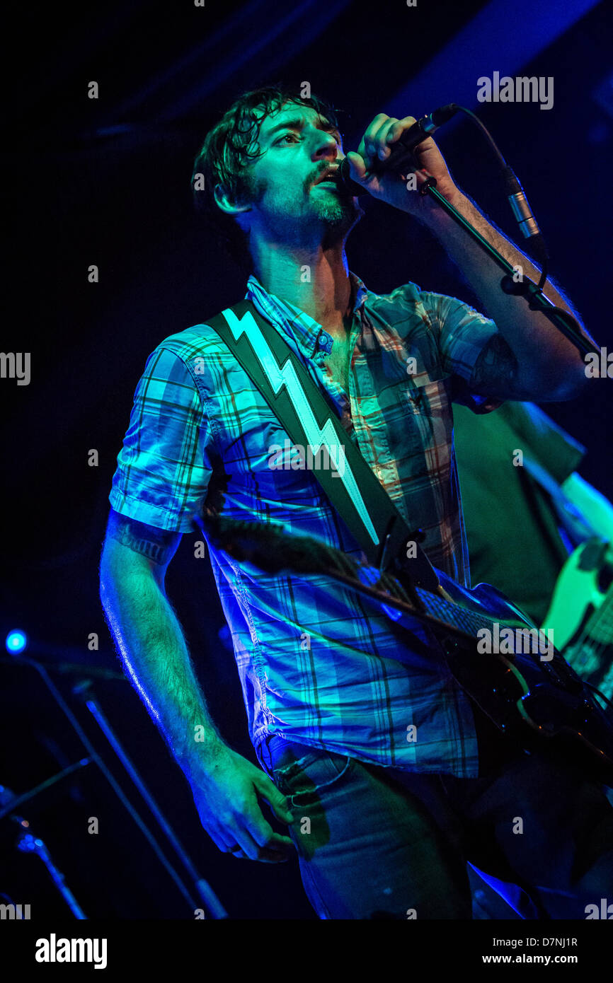Mezzago Milano Italia. 09a maggio 2013. Da Bloomington, Indiana, l'indie rock band omicidio dalla morte suona presso il club della musica Bloom. Credit:Rodolfo Sassano /Alamy Live News Foto Stock