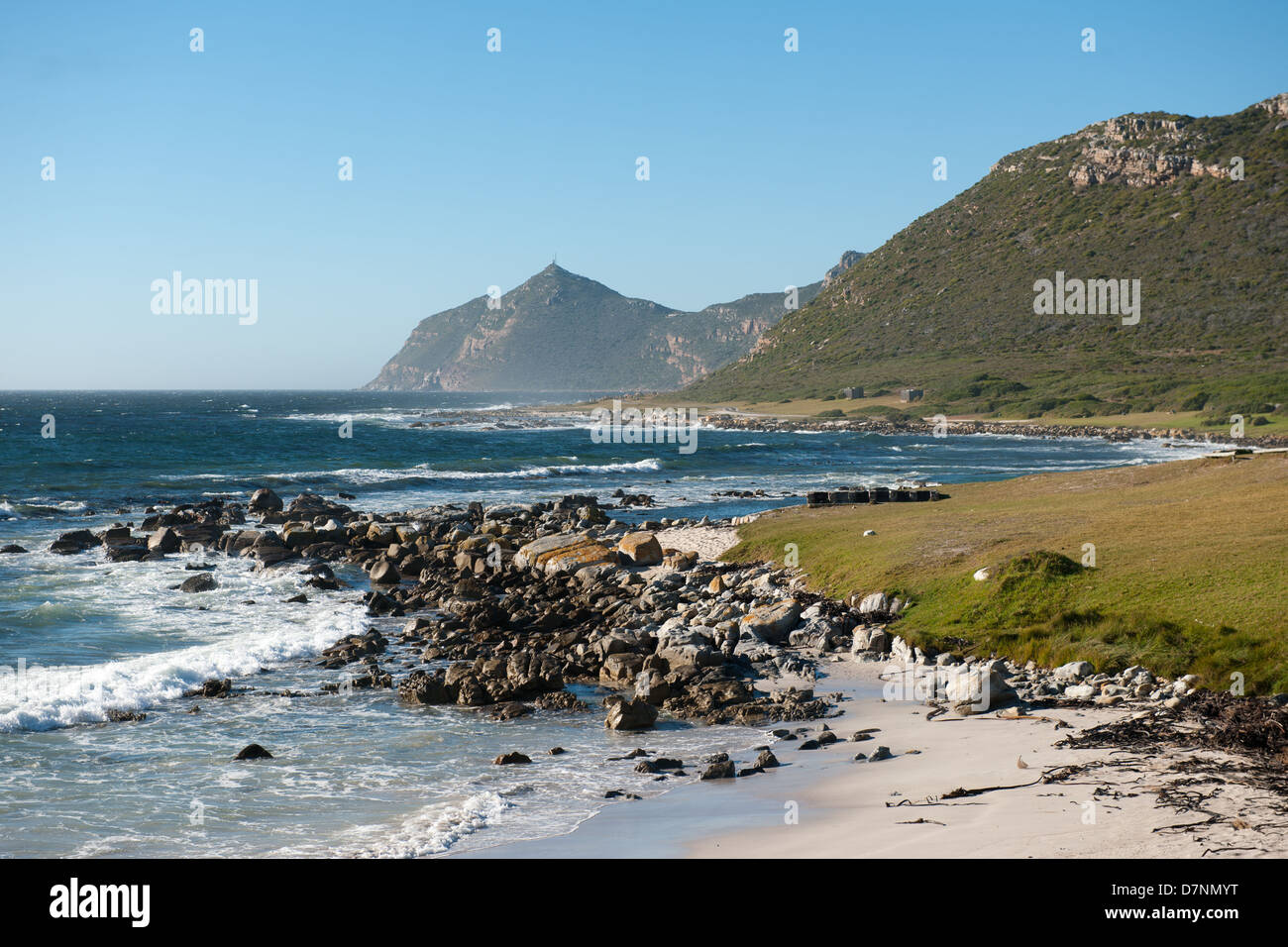 Costa frastagliata, Capo di Buona Speranza La Riserva Naturale di Cape Peninsula, Sud Africa Foto Stock
