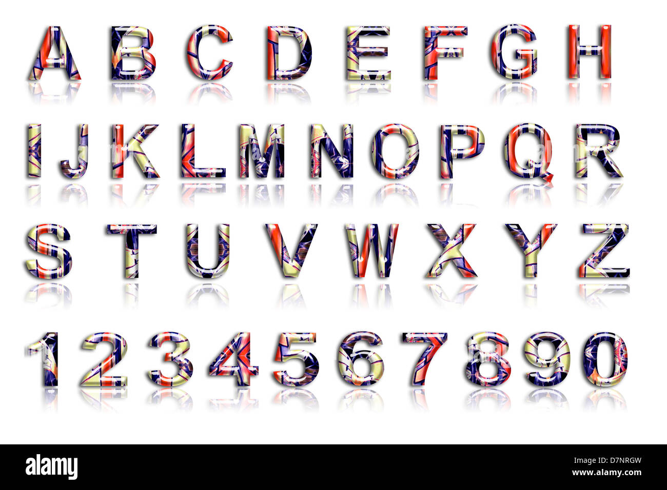 testo di disegno Foto Stock