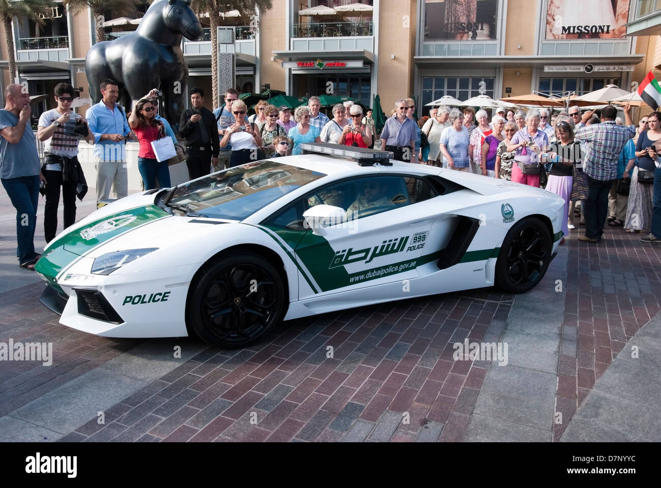 White 2013 Lamborghini Aventador LP700-4 Foto Stock