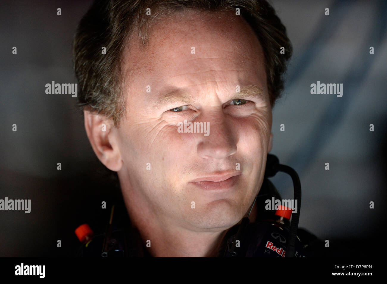 Barcellona, Spagna. Il 10 maggio 2013. Christian Horner, Red Bull pratica per il Gran Premio di Formula Uno di Spagna sul Circuit de Catalunya a Montmelò, Spagna. kolvenbach/Alamy Live News Foto Stock