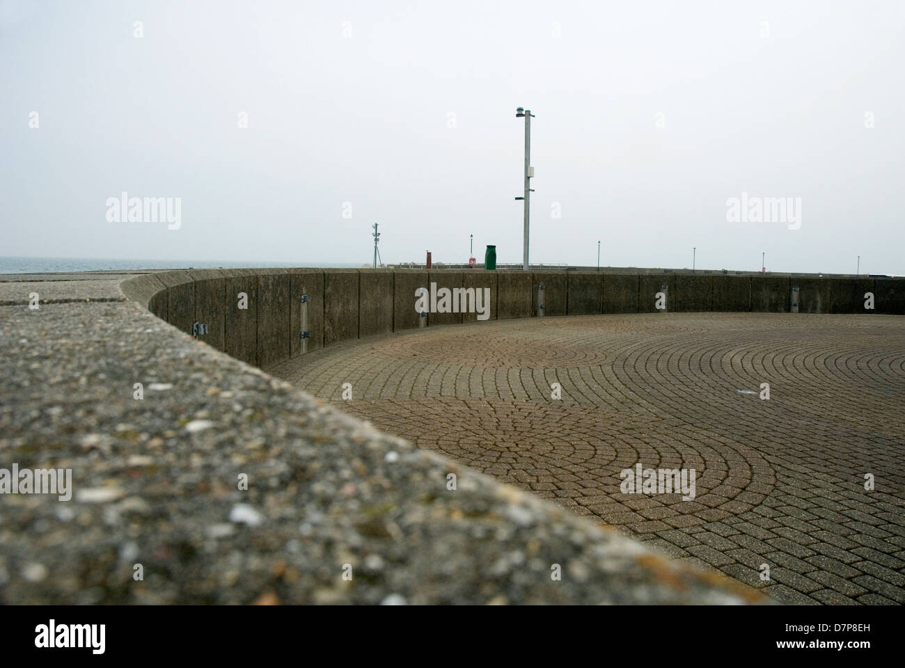 Linea di costa per la difesa del mare Foto Stock