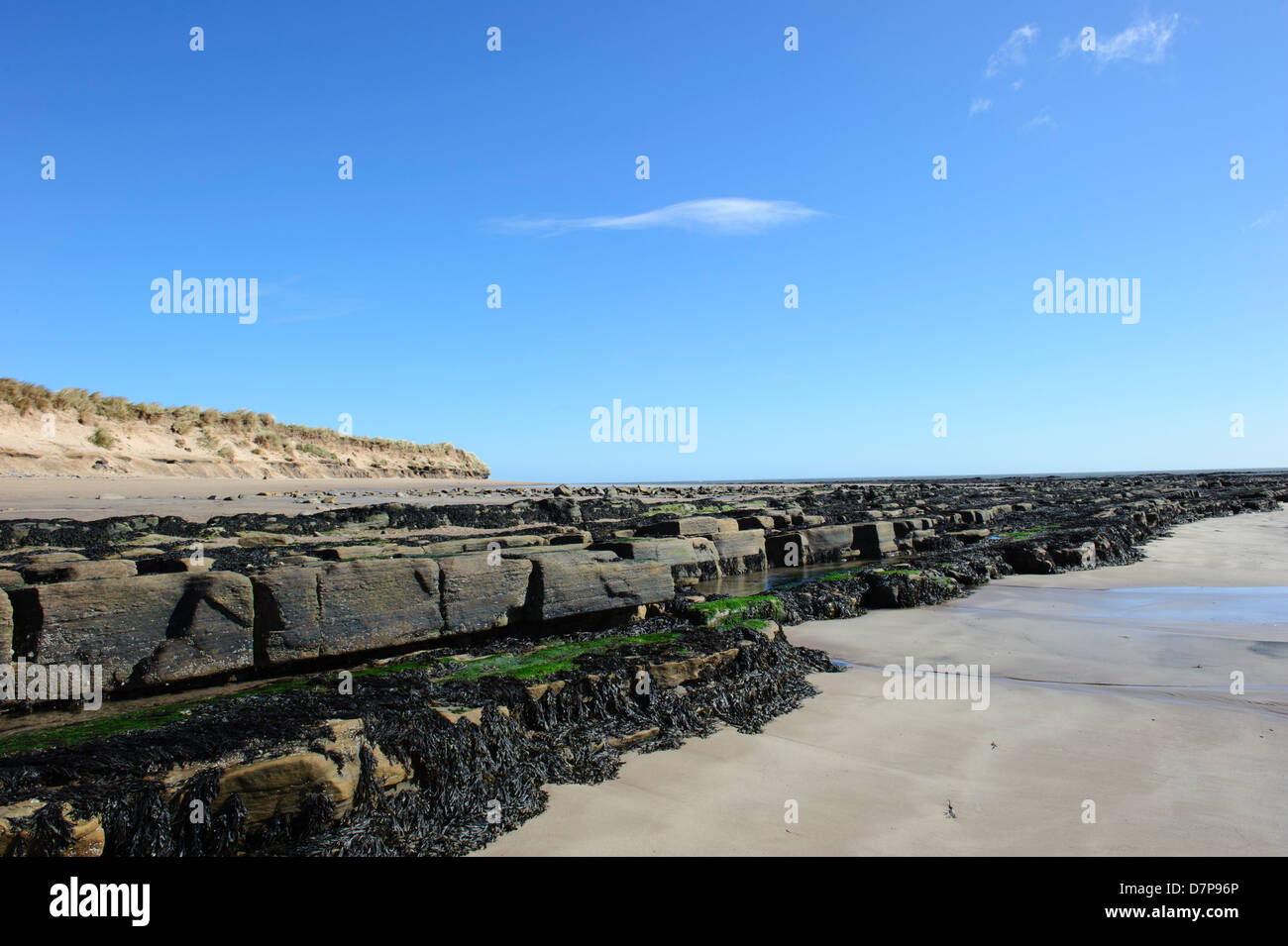 Druridge Bay Foto Stock