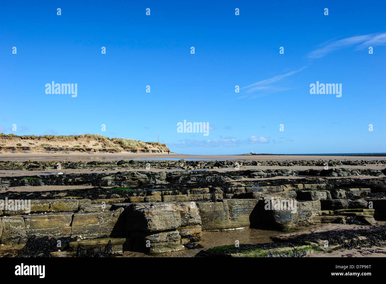 Druridge Bay Foto Stock