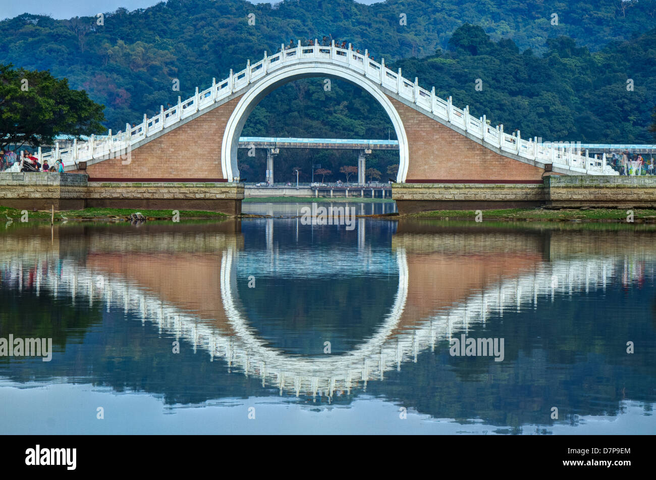 Luna ponte di Dahu Foto Stock