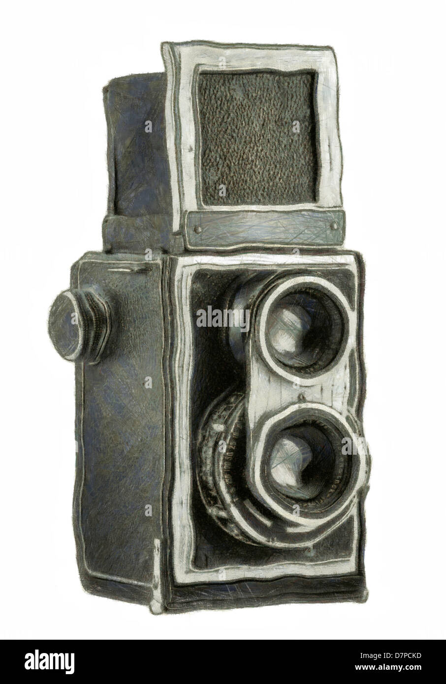 Vecchia fotocamera ancora Foto Stock