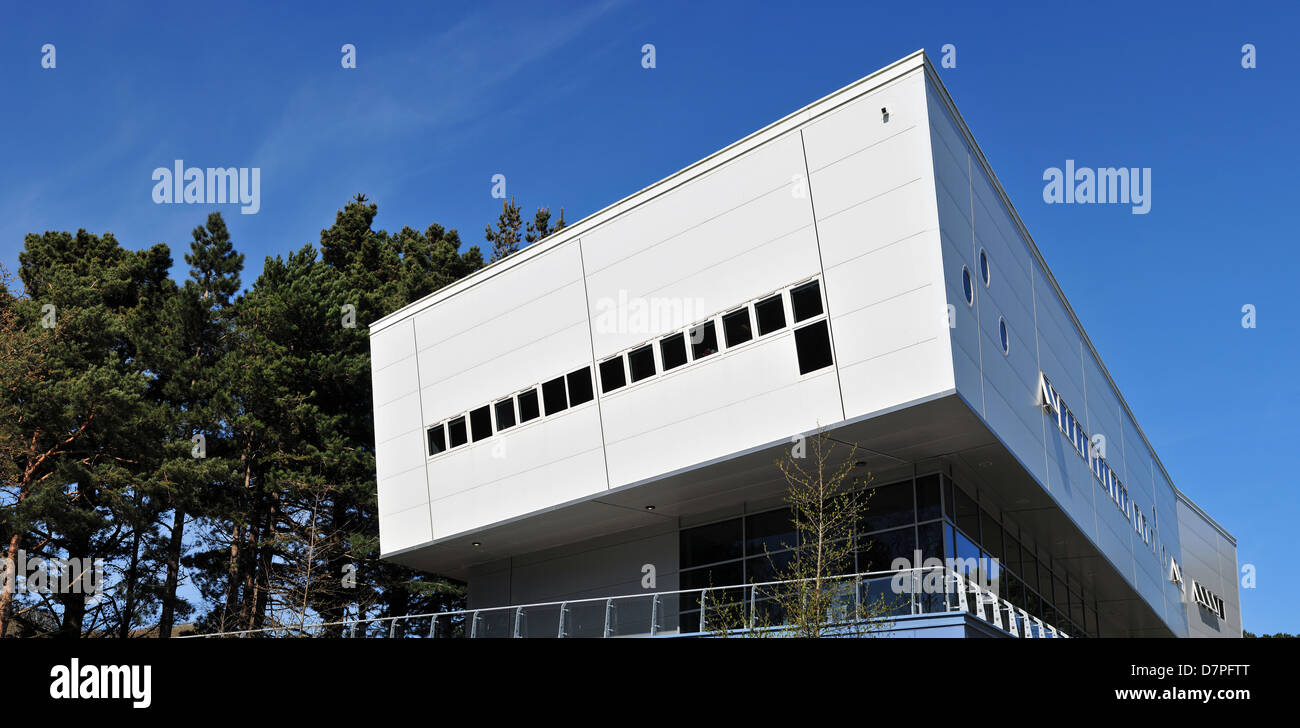 Il centro di visualizzazione a Aberystwyth University, il Galles. Questo edificio è la sede dell'Ufficio del vicecancelliere. Foto Stock
