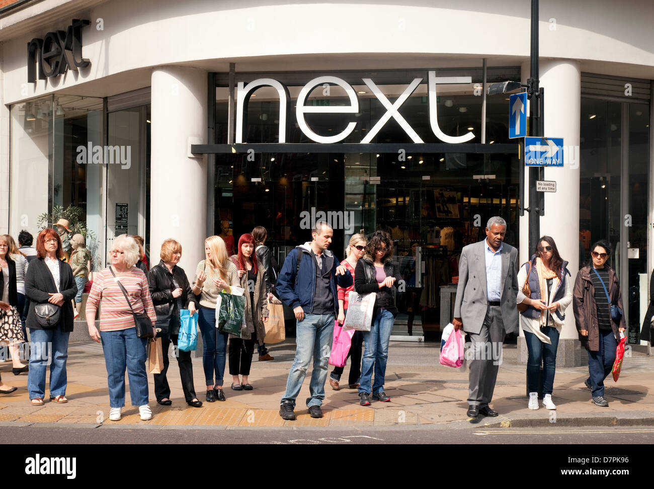 Prossimo negozio, Oxford Street, Londra, Regno Unito Foto Stock