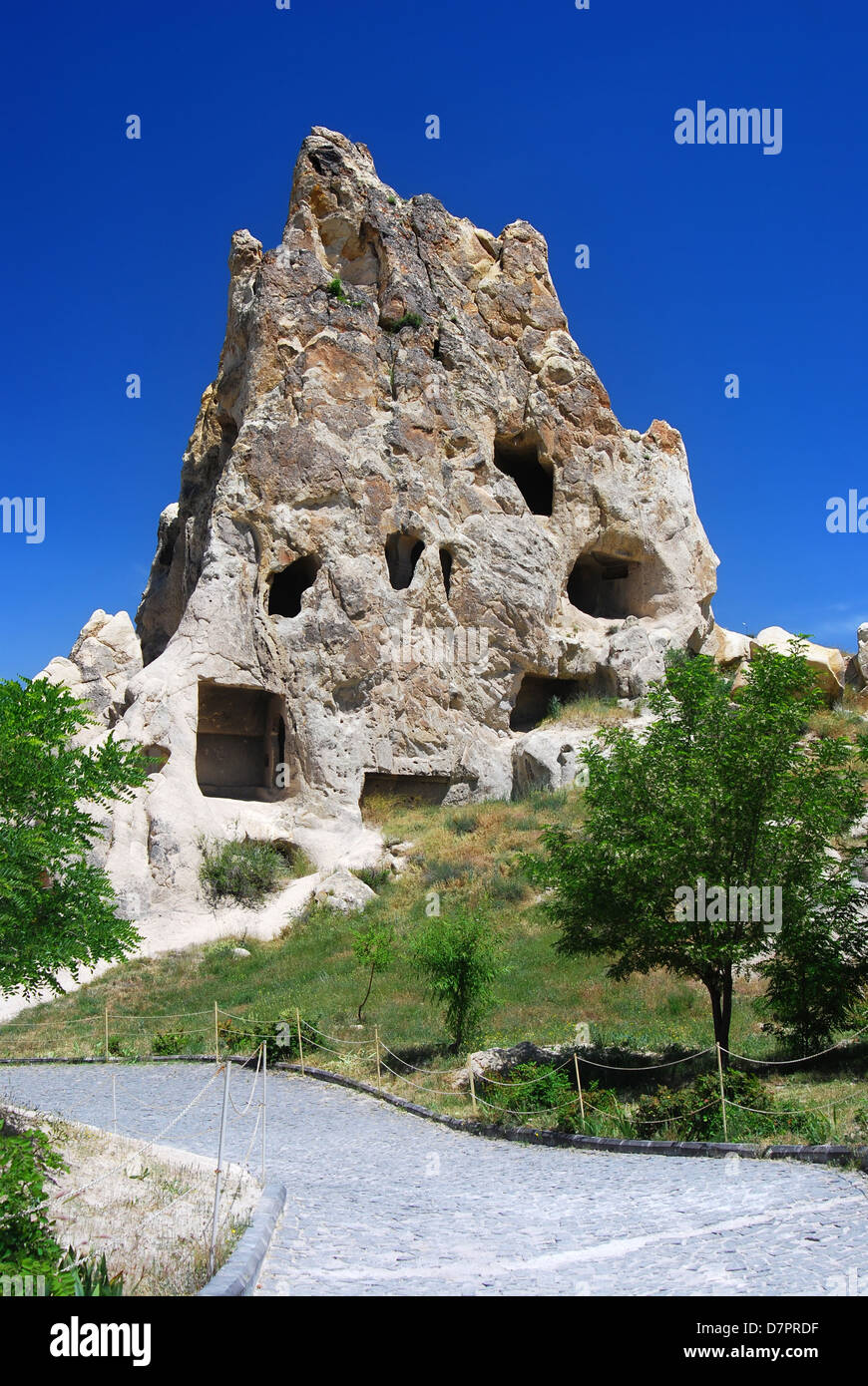 Kizlar Monastero a Goreme Open Air Museum, Cappadocia, Turchia. Anatolia centrale. Foto Stock